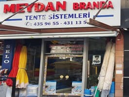 Meydan Branda - Pergola Sistemleri - Mafsallı - Körüklü Tente - Win Tente - Zip Perde - Şeffaf Kapama - Araç Giydirme