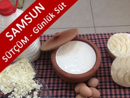 Samsun Günlük Süt, Samsun Sütçüm, Samsun Süt, Tereyağı, Yoğurt, Yumurta